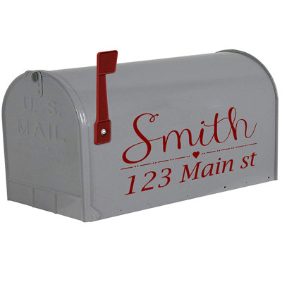 Couvercle de boîte aux lettres personnalisé autocollant