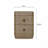 Large Size 2-Drawer Nightstand