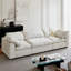 Coussin modulaire blanc en polyester-1815200867