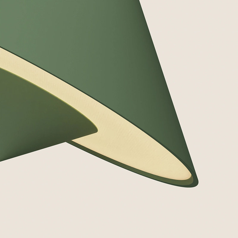 Jai Pendant Light, Sage, 11'' H x 9.84'' W x 9.84'' D, White