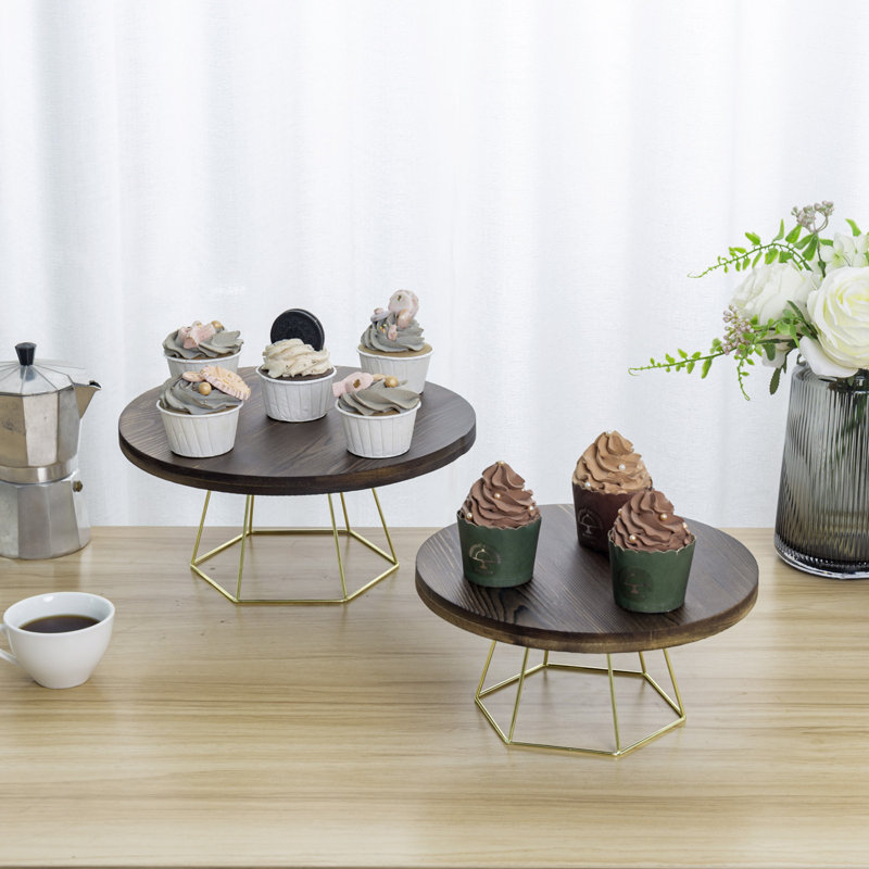 2 Piece Cake Stand Set
