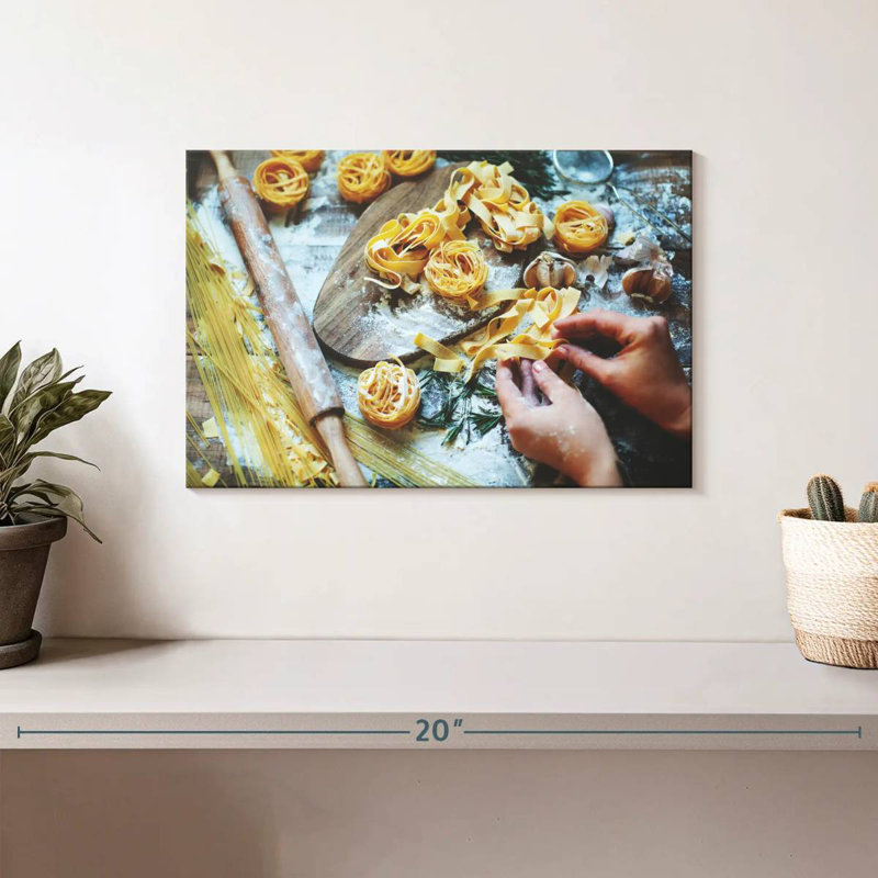 Yarlin Pasta Making, 8" H x 12" W