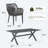 9 Pieces Outdoor Dining Set With Rectangular Dining Table And 8 Chairs-1024060156-1024060158-1024060144