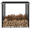 Log Storage Shed Galvanised Steel-792939706