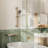 Bathroom Faucet Set With Round Handheld Shower-120233235