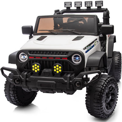 24V Kids Ride on Toy, Ride on Truck Electric Car for Kids with Remote Control, Bluetooth