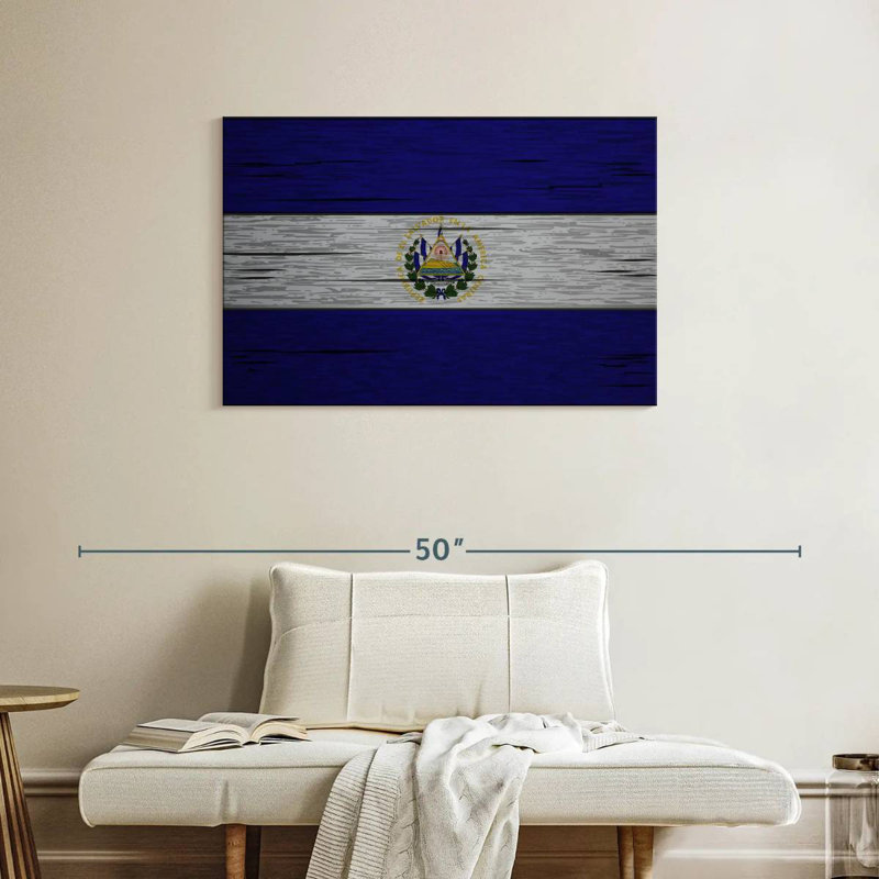 Borges El Salvador Flag, 24" H x 36" W