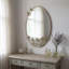Metal Oval Mirror