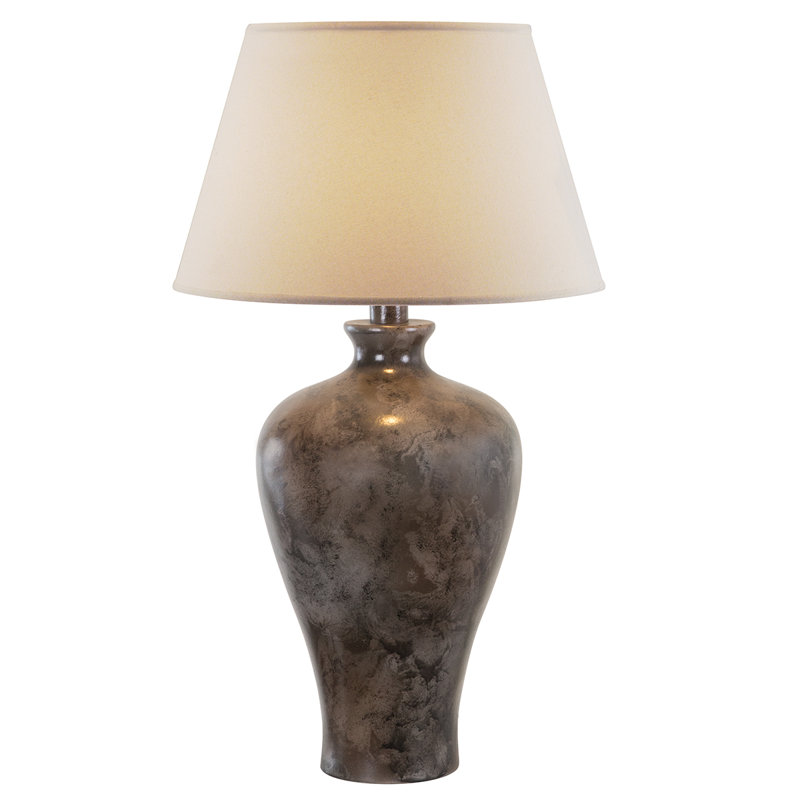 Jersie Ceramic Lamp, Brown