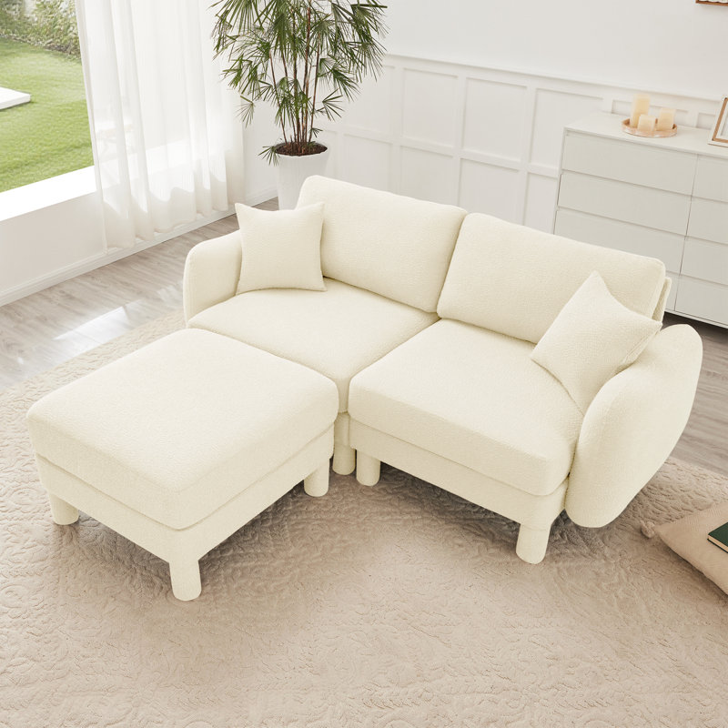 Canapé-lit 2 places pour causeuse, Beige