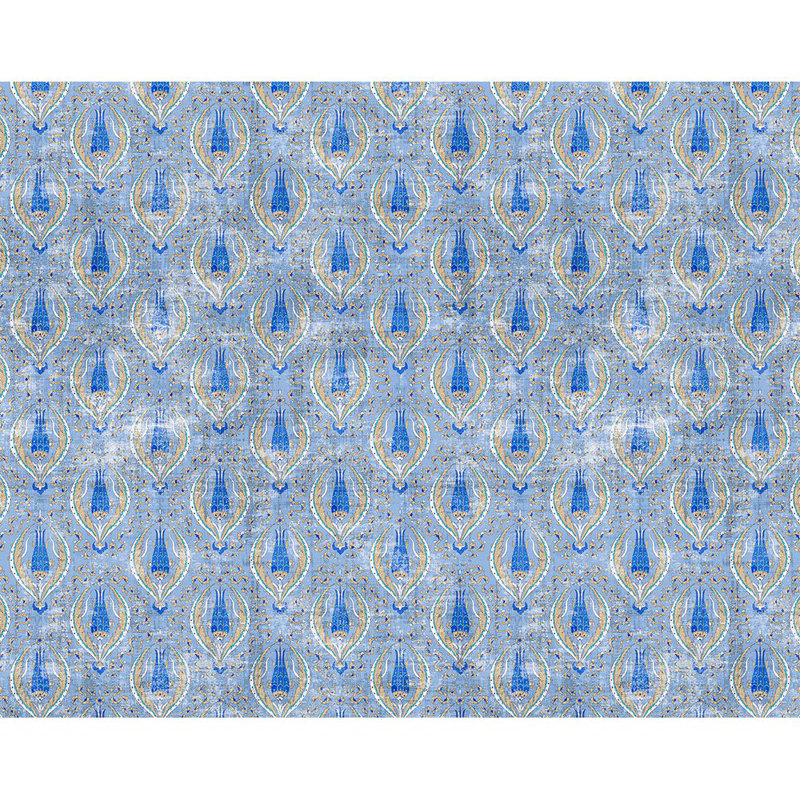 Ottoman Fantasy Byzantine Fabric, Blue