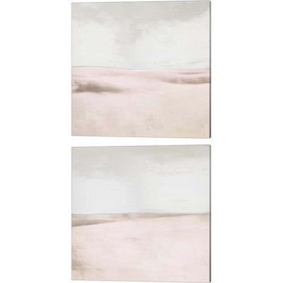 «Blush Balance» par Dan Meneely, art sur toile (ensemble de 2)