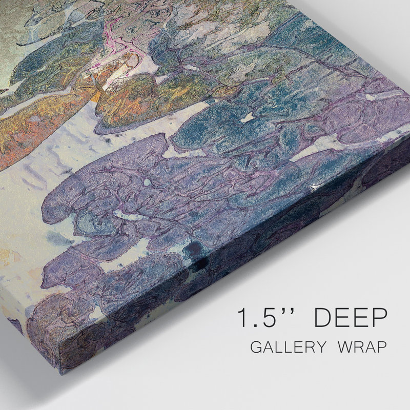 Toile tendue avec châssis de qualité supérieure Monet's Landscape III - Prêt à être accroché, H 36 po x l 48 po x P 1 po