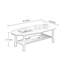 Table basse en bois massif au design rétro et simple-112608852
