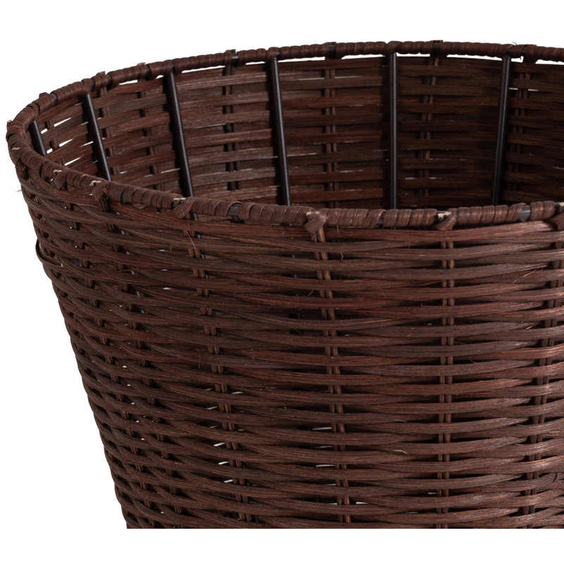 Lampe sur pied en rotin Kindred, Brown, Brown
