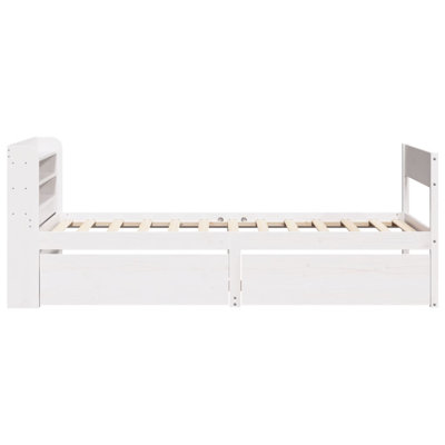 Deerfin Solid Wood Storage Bed