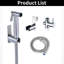 Bidet rond à main avec robinet avec douchette pour bidet-121644911