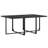  Garden Dining Set Black