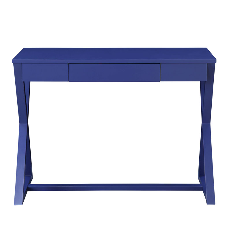 Bureau d'écriture à finition bleue Nalo Twilight (sans la chaise de bureau)