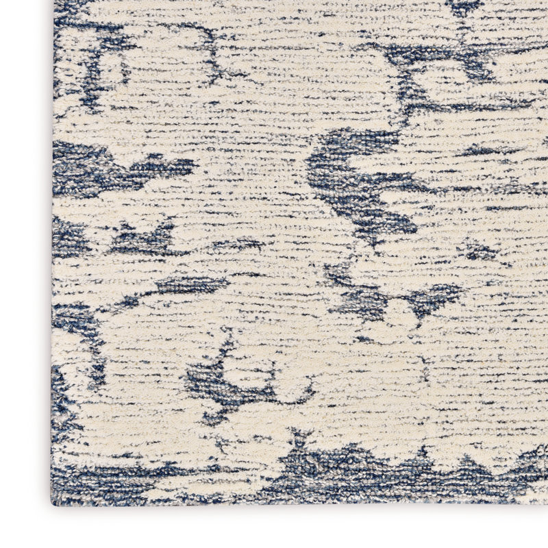 Sculptural Abstract Area Rug, Rectangle 7'9" x 9'9"