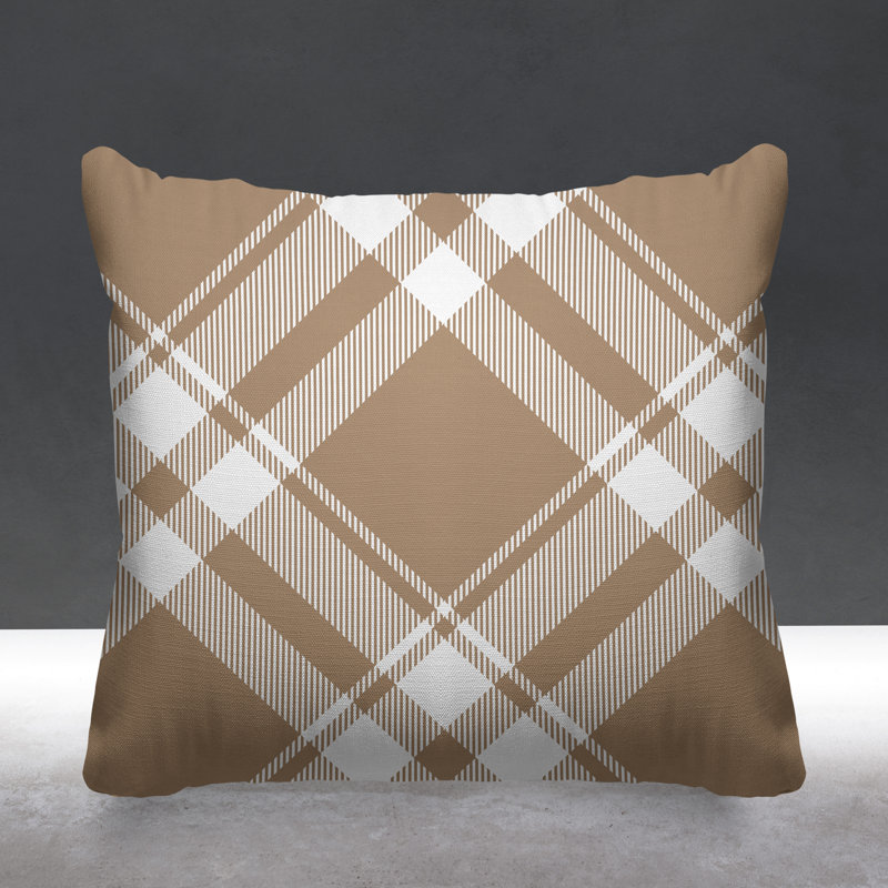 Housse et insert de coussin extérieur d'extérieur, L 19 po x H 19 po, Beige