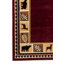 Tapis bourgogne à motif géométrique Cantin-1523549586