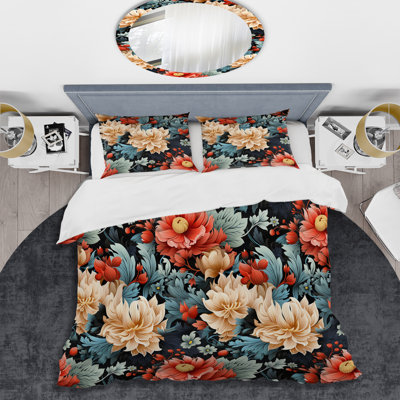 Ensemble de housse de couette floral Enchanting