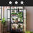 Height Wood Large Greenhouse Balcony Portable Cold Frame With Wheels And Adjustable Shelves For Outdoor Indoor Use-117454966