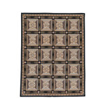 Hand Knotted Wool Geometric Area Rug
