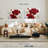 Harnek Red And White Amaryllis
