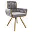 Chaises de salle à manger pivotantes en velours Vmolara-121784643-121784645