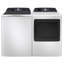 GE Profile 5.4 cu. ft. ENERGY STAR Top Load Washer with Smarter Wash Technology and FlexDispense + 7.4 cu. ft. ENERGY STAR Smart Gas Dryer with Sanitize Cycle and Sensor Dry
