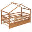Lit simple en bois avec lit gigogne simple-1663301040