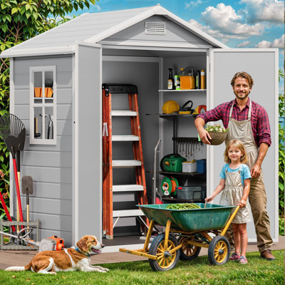 Outdoor Resin Storage Shed