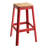 Armless Bar Stool With Crossbar Support-1216575590