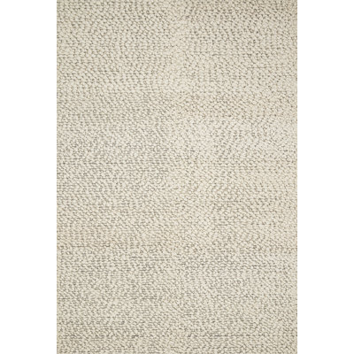 Tapis ivoire en laine noué à la main Charte