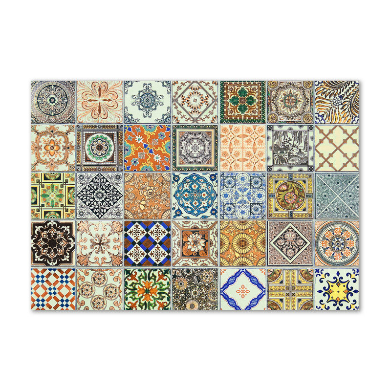 Ceramic Tiles - Wrapped Canvas Print