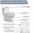 Liberty Compact Toilets One-Piece Toilet With High-Efficiency Flush Round Toilet For Space-Saving Floor Mounted
