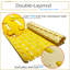 Tapis de bain antidérapant | Tapis de douche à double couche avec ventouses | Tapis de salle de bain EZ-Dry de qualité supérieure avec drainage amélioré