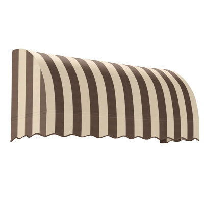Auvent fixe en tissu acrylique Awann Savannah
