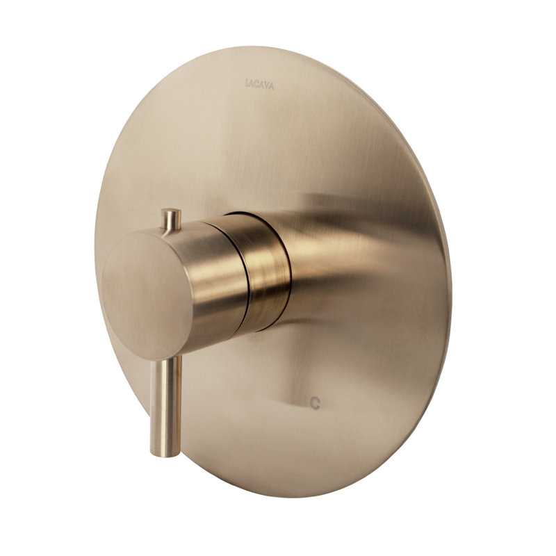 Cigno Built-in Faucet Trim Thermostatic Valve, Brushed Nickel