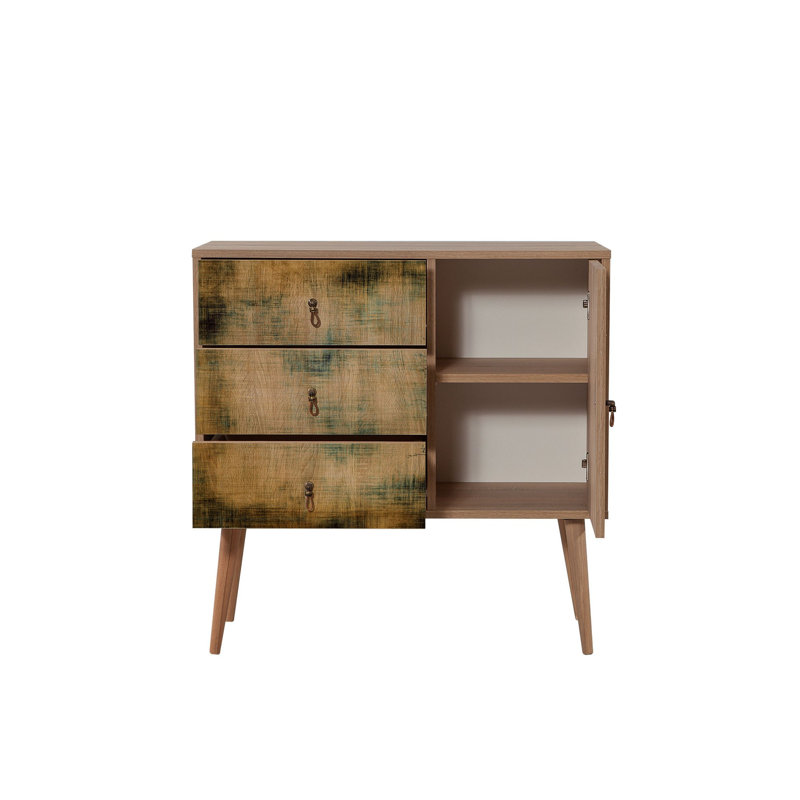 Commode combinée 3 tiroirs l 35,4 "Schurz
