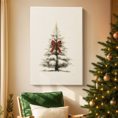 Mistletoe of Frostlit Carol-Premium Gallery Wrapped Canvas