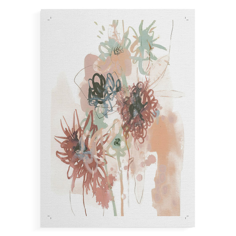 Petal Drift IV - Impression sur toile seulement - NON CADRE, H 60 po x l 40 po