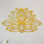 Metal Mandala Lotus Flower Wall Art-483360125