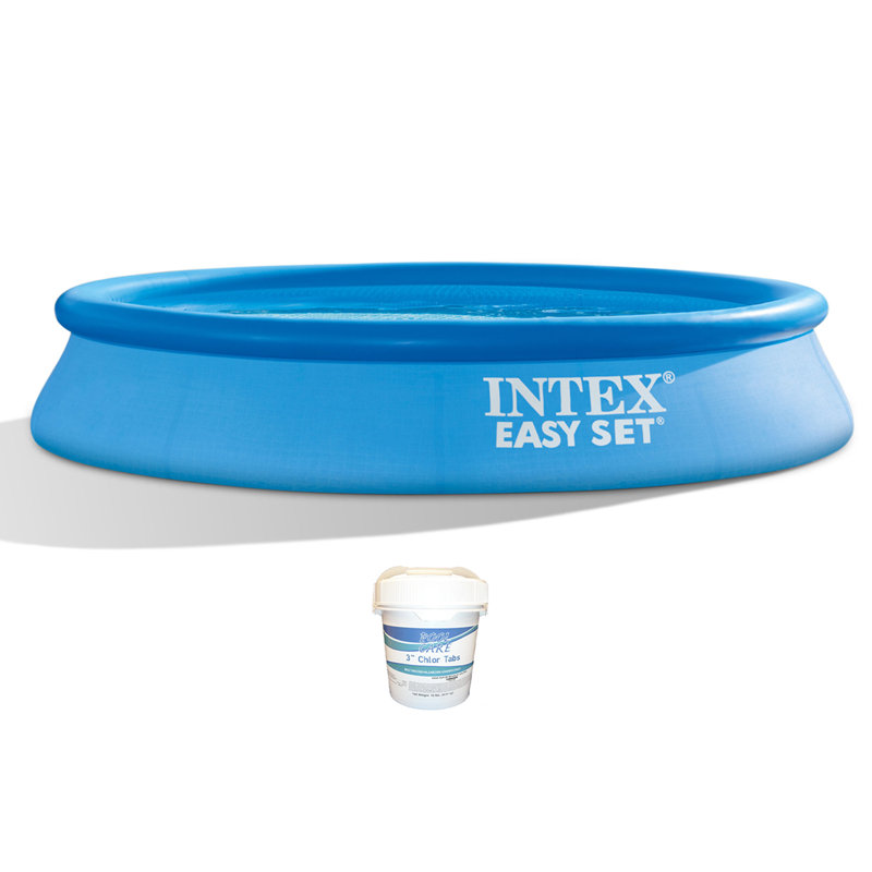 Intex Round Inflatable Pool 24 H x 120 W x 120 L