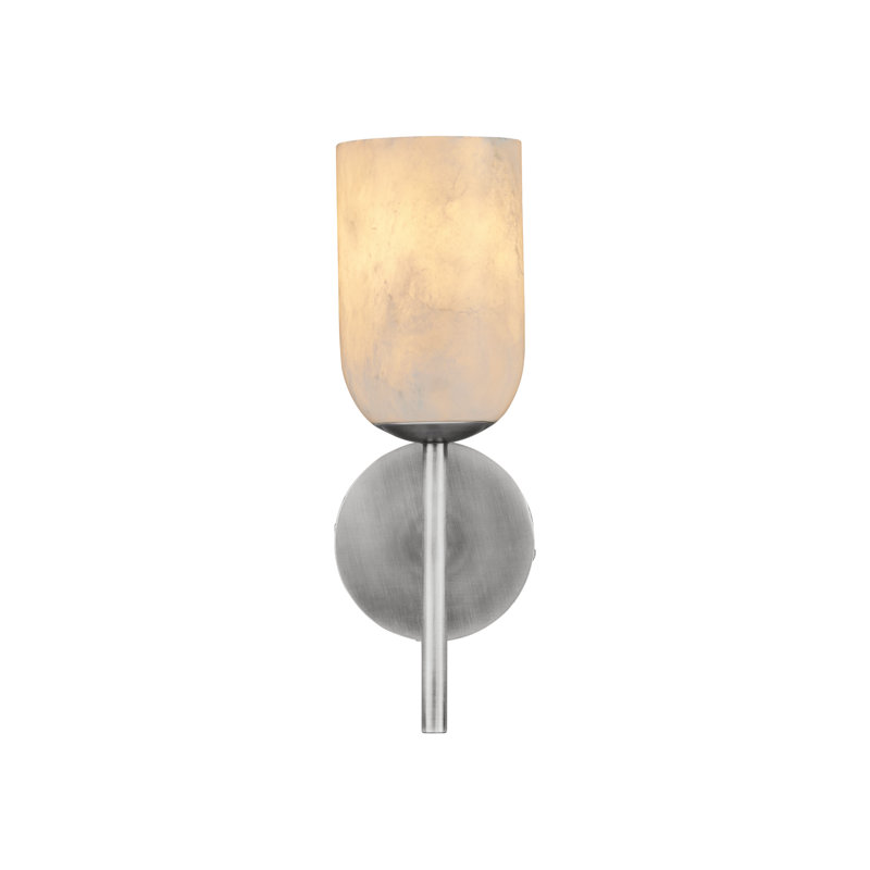 Belmont 1 - Light Armed Sconce, Polished Nickel