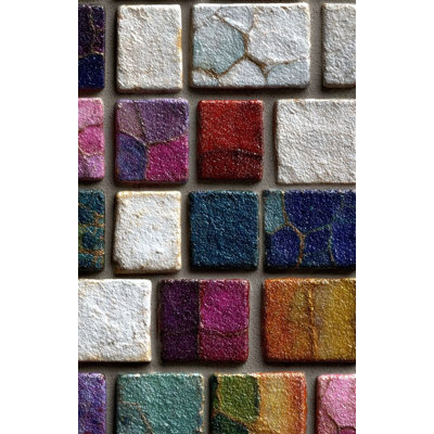 Mosaic Wallpaper Tiles Geometric Removable Wall Decor