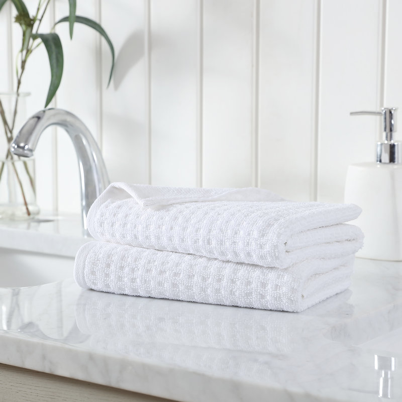 Northern Pacific Midweight Hand Towel, White