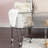 Metal Storage Cart Deep Set Rolling ...
